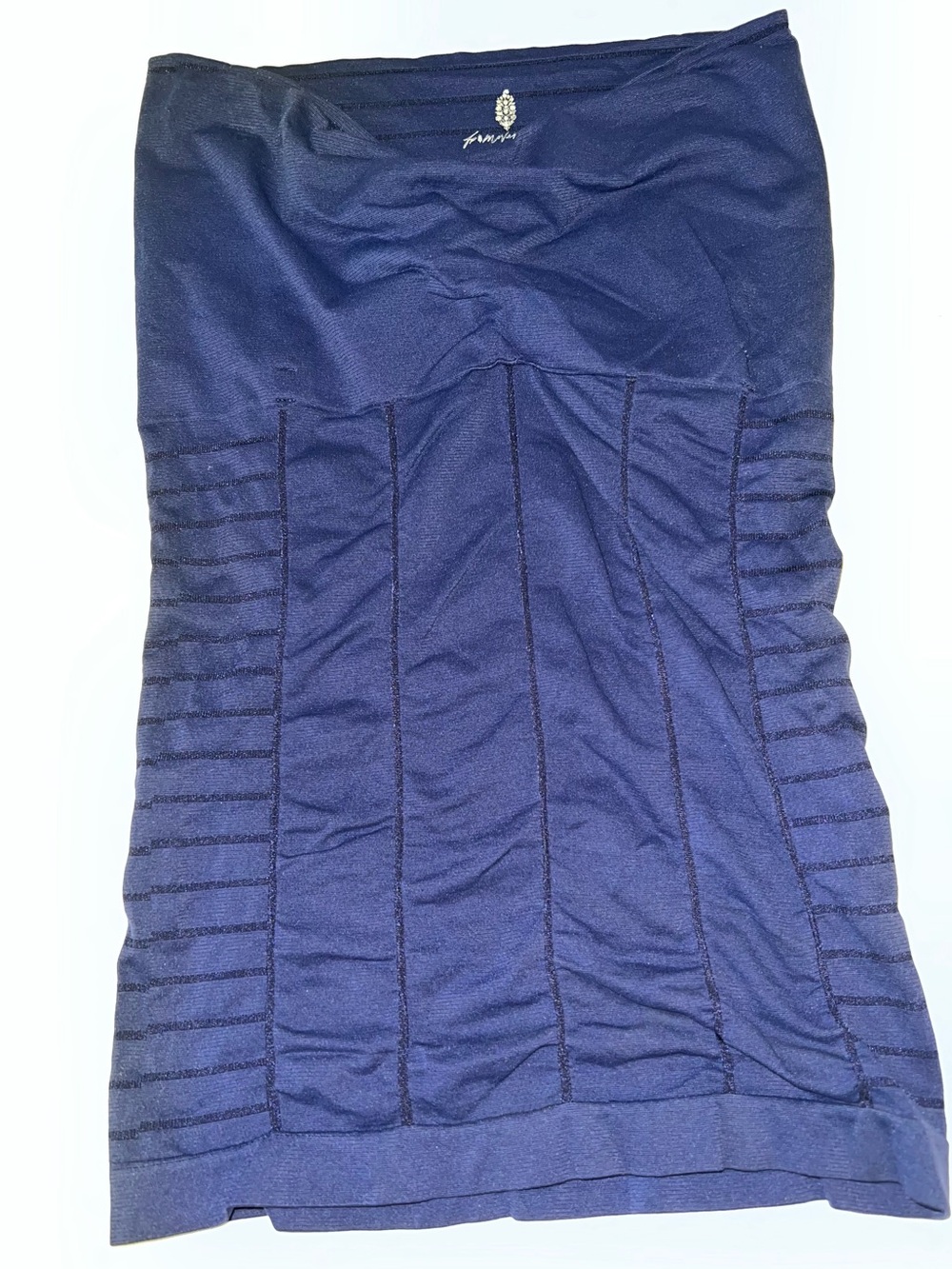 NWOT Free People Movement Navy Seamless Bodycon Mini Dress XS/S
